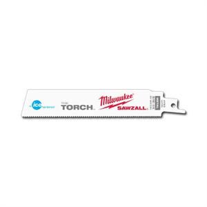 Milaukee, 6" 14 TPI Ice Hardened, The Torch Sawzall Blades, 48-00-4782 (5 Pack)