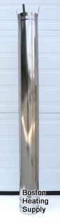 7508GC Heat-Fab 5" Saf-T Vent 49 1/2" Length Pipe