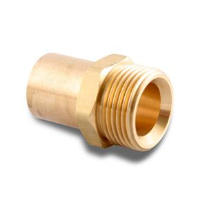 Uponor QS-Style Copper Fitting Adapter, R25 x 1" Copper: A4342510