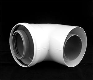 Laars LM-714088710 Commercial 90 Degree Coaxial Elbow