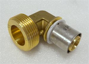 Uponor ProPEX Manifold Elbow Adapter, R32 x 3/4" ProPEX: D4153275
