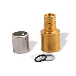 Uponor MLC Press Fitting Brass Sweat Adapter, 5/8" MLC Tubing x 3/4" Copper: D4516375