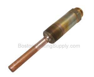 Honeywell 123871A Thermowell, Copper Well Assembly, 3/4" x 3" Long