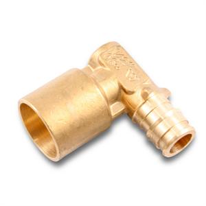 Uponor ProPEX Baseboard Elbow, 1/2" PEX x 3/4" Copper Adapter: Q4385075