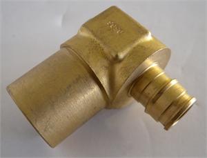 Uponor ProPEX Baseboard Tee, 1/2" PEX x 3/4" Copper Adapter: Q4395075
