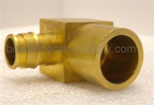 Uponor ProPEX Baseboard Tee, 5/8" PEX x 3/4" Copper Adapter: Q4396375