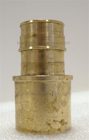 Uponor 1" PEX x 1" Copper - PrePEX Brass Adapter: Q4511010