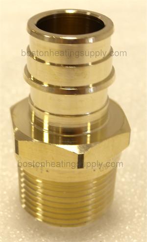 Uponor 3/4" PEX x 3/4" NPT - ProPEX Brass Male Threaded Adapter: Q4527575