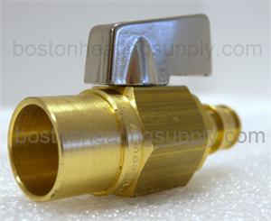 Uponor 3/8" ProPEX x 1/2" Copper Adapter - Q4803850 - ProPEX Ball Valve (Large Bore)