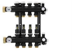 Uponor EP Heating Manifold Assembly with Flow Meter -- 2 Loops: A2670201