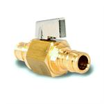 Uponor Ball Valve, R20 Thread x 3/4" Copper Adapter: A5802075