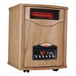 Comfort Furnace 1500-WOX-UV Quartz Infrared Heater - Oak Finish