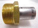 Uponor ProPEX Manifold Straight Adapter, R32 x 3/4" ProPEX: D4143275