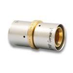 Uponor MLC Press Fitting Brass Coupling, 3/4
