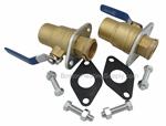 Grundfos 96806138 1-1/2" Sweat Dielectric Isolation Value Set (Pair Pack)